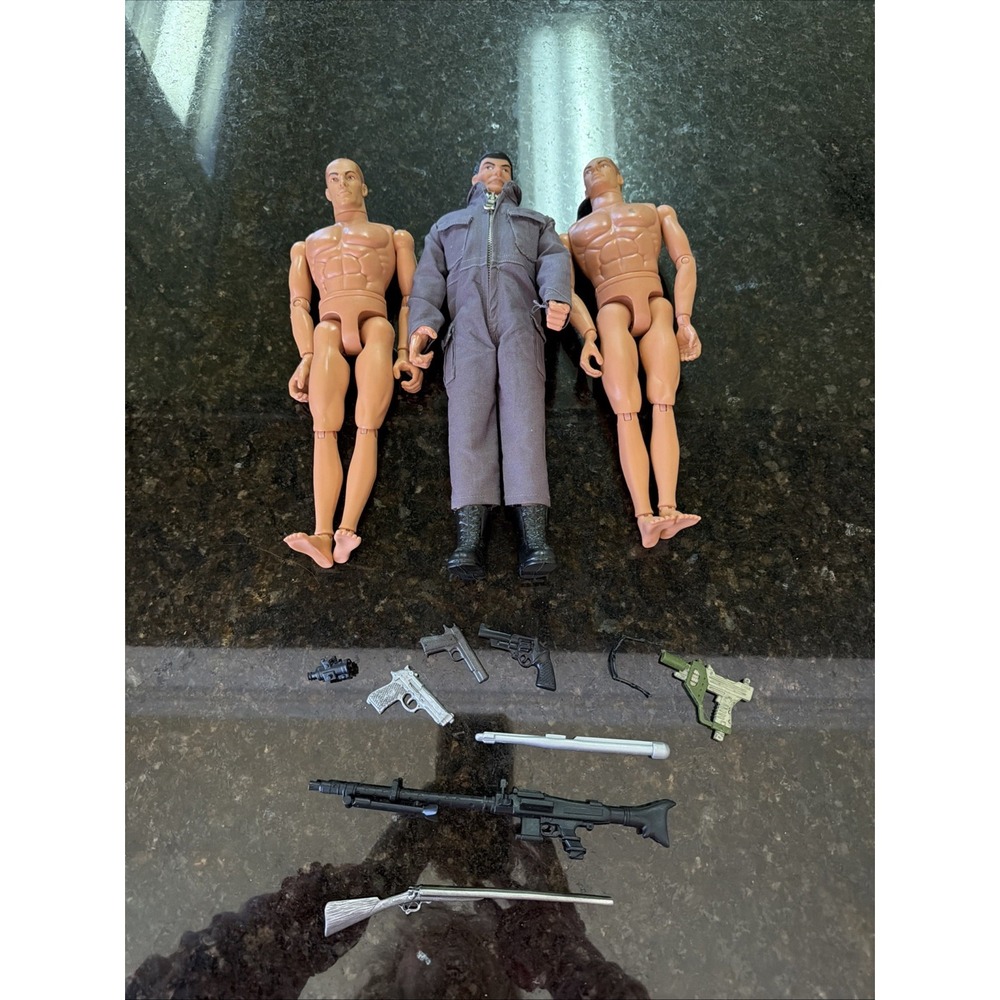 Vintage 1996 Hasbro G.I. Joe Lot Of 3 w/accessories Action Figures Boys Dolls